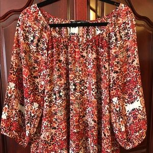 Rose & Olive Hi-Lo Women’s Blouse 1X